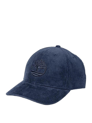 Timberland Cappello Uomo Corduroy Logo Baseball Cap Timberland Blu Navy