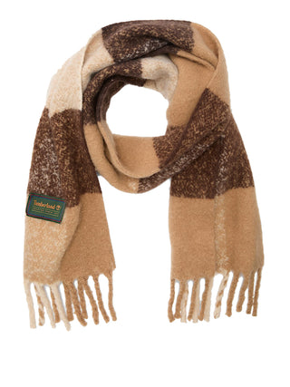 Timberland Sciarpa Intrecciata Con Nappe Timberland - Beige