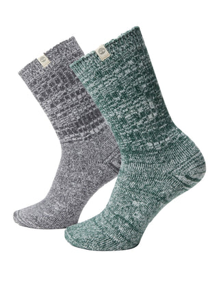 Timberland Calzini Cozy Crew Socks 2Pack Timberland - Grigio