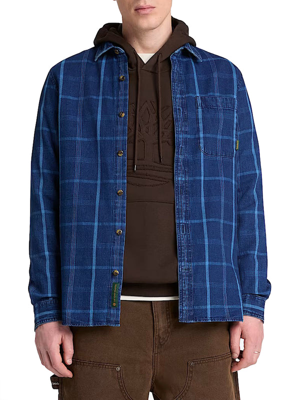 TIMBERLAND Camicia Casual Timberland Indigo Check - Blu