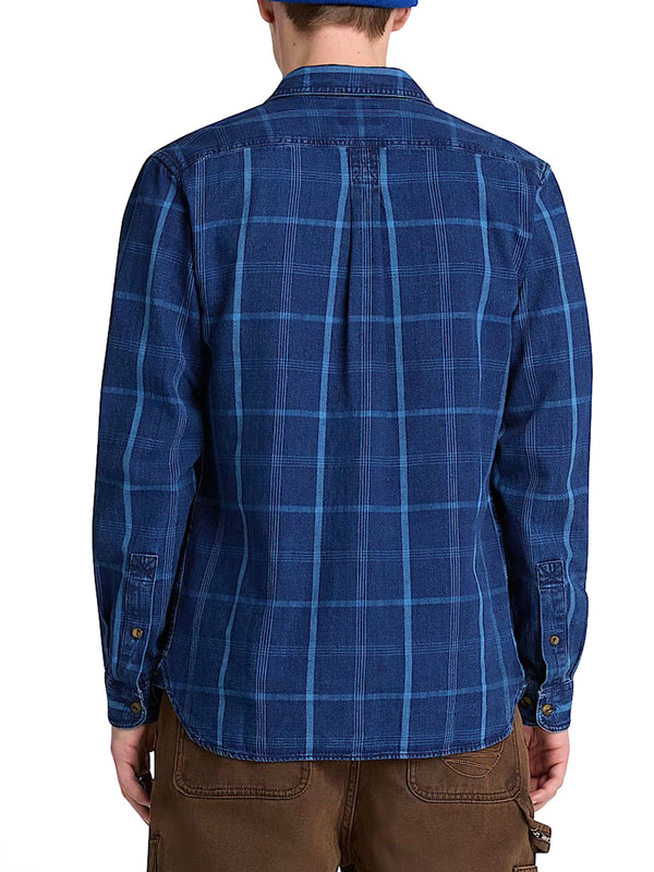 TIMBERLAND Camicia Casual Timberland Indigo Check - Blu