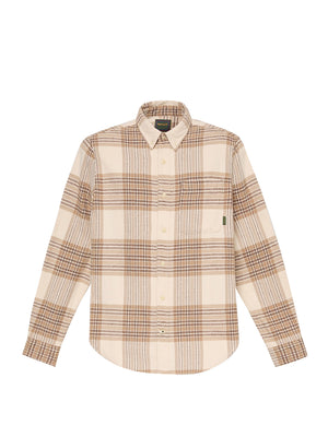 TIMBERLAND Camicia Casual Timberland A Quadri Indigo Beige