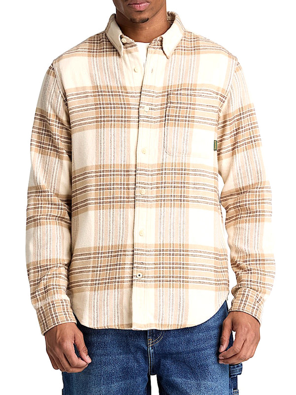 TIMBERLAND Camicia Casual Timberland A Quadri Indigo Beige