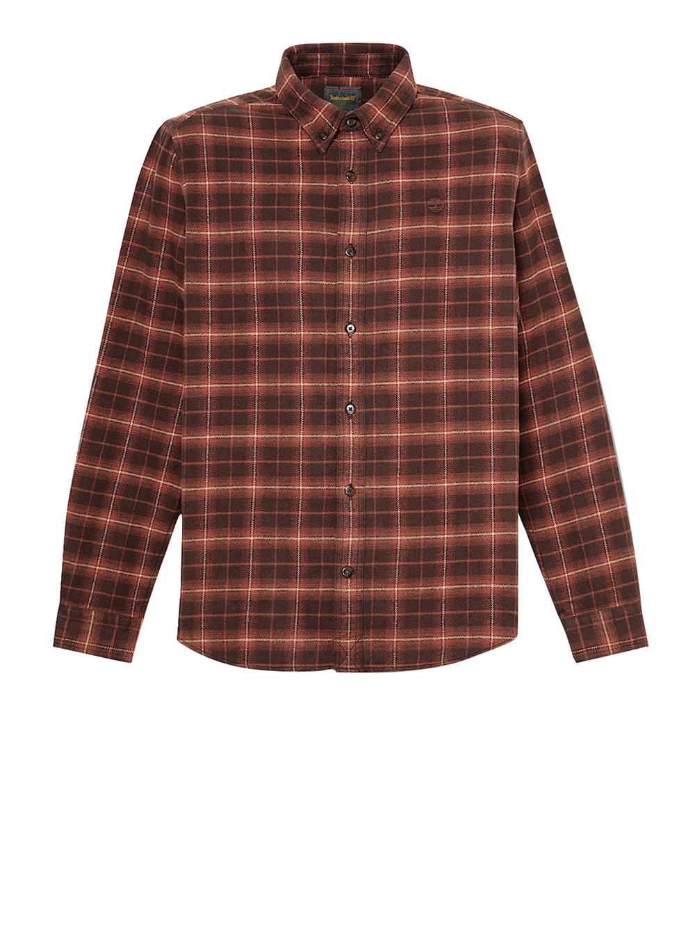 TIMBERLAND Camicia Vestibilità regular a Quadri in Flanella Marrone
