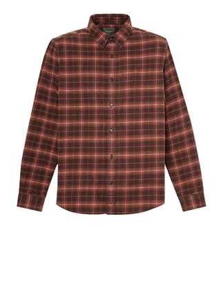 TIMBERLAND Camicia Vestibilità regular a Quadri in Flanella Marrone