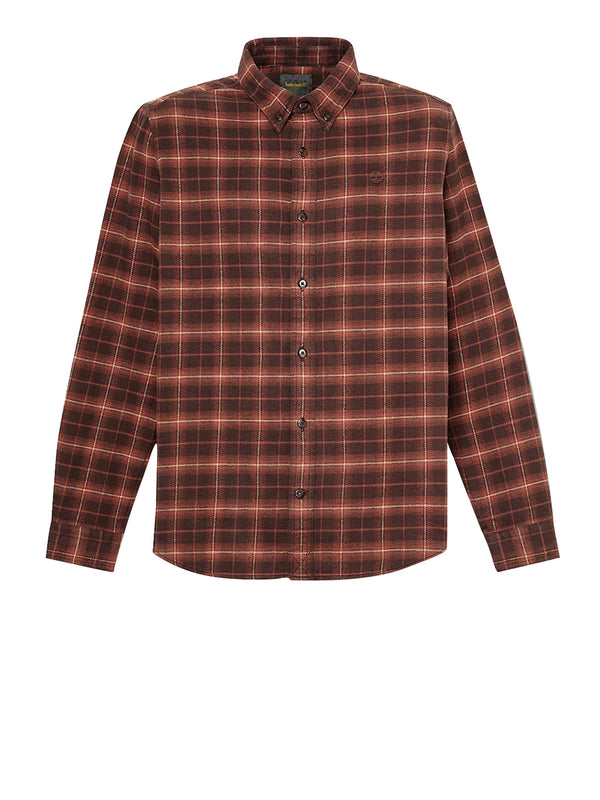 TIMBERLAND Camicia Vestibilità regular a Quadri in Flanella Marrone