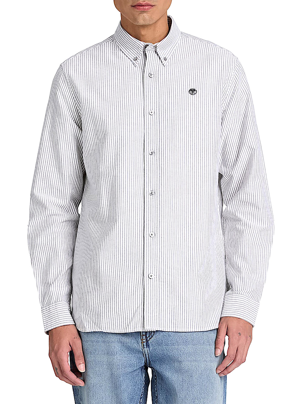 TIMBERLAND Camicia Casual Striped Oxford Timberland - Nero