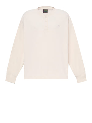 TIMBERLAND Polo Timberland a Maniche Lunghe a Nido d'Ape Wharf River Beige