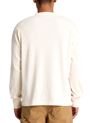 TIMBERLAND Polo Timberland a Maniche Lunghe a Nido d'Ape Wharf River Beige