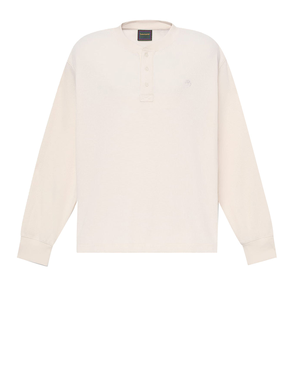 Timberland Polo Timberland a Maniche Lunghe a Nido d'Ape Wharf River Beige