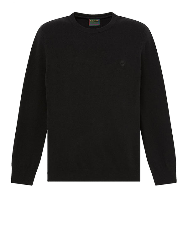 TIMBERLAND Timberland Maglione Girocollo in Lana Merino Cohas Brook Nero