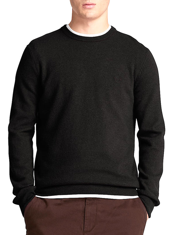 TIMBERLAND Timberland Maglione Girocollo in Lana Merino Cohas Brook Nero