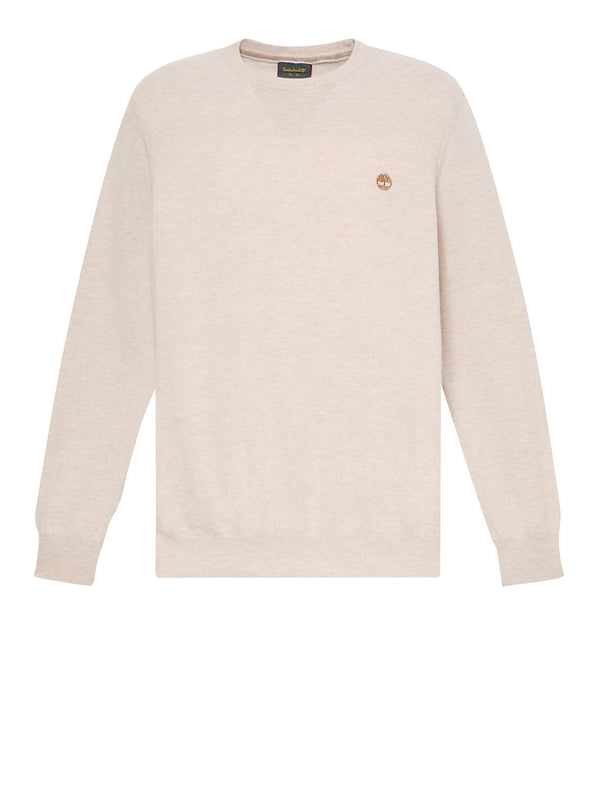 TIMBERLAND Timberland Maglione Girocollo in Lana Merino Cohas Brook Beige
