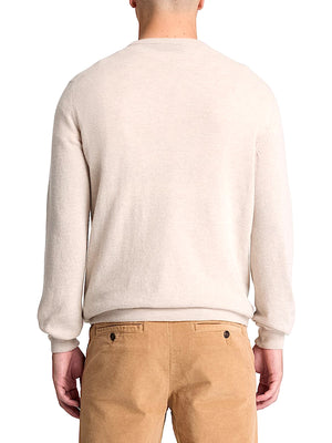 TIMBERLAND Timberland Maglione Girocollo in Lana Merino Cohas Brook Beige