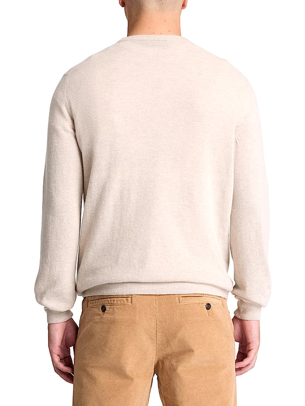 TIMBERLAND Timberland Maglione Girocollo in Lana Merino Cohas Brook Beige