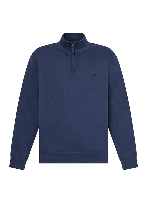 TIMBERLAND Maglione Williams River Quarter Zip Timberland - Blu Scuro