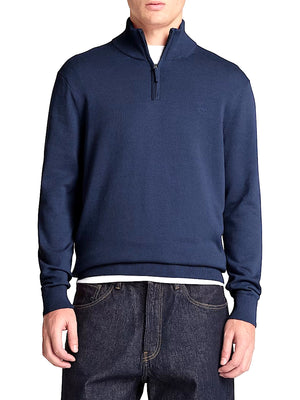 TIMBERLAND Maglione Williams River Quarter Zip Timberland - Blu Scuro