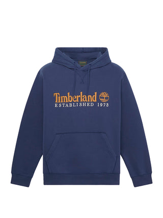 TIMBERLAND Felpa Timberland con Logo Established 1973 Ricamato Navy