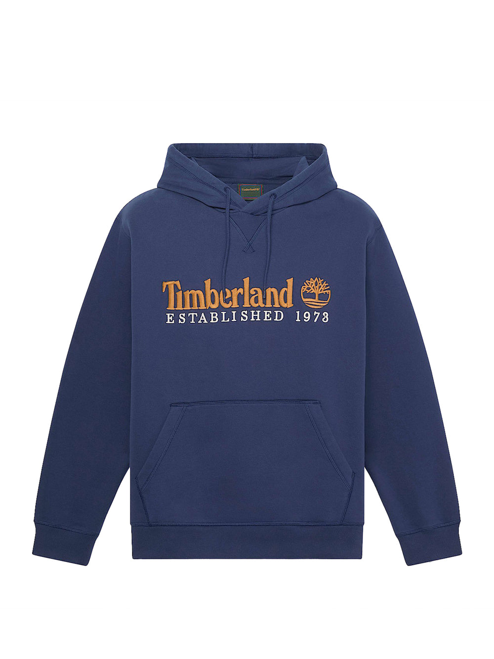 Timberland Felpa Timberland con Logo Established 1973 Ricamato Navy