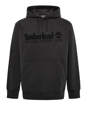 TIMBERLAND Felpa Timberland con Logo Established 1973 Ricamato Nero