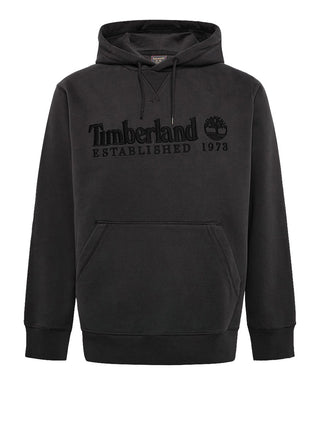 TIMBERLAND Felpa Timberland con Logo Established 1973 Ricamato Nero