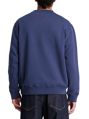 TIMBERLAND Timberland Felpa Girocollo con Logo Established 1973 Ricamato Navy