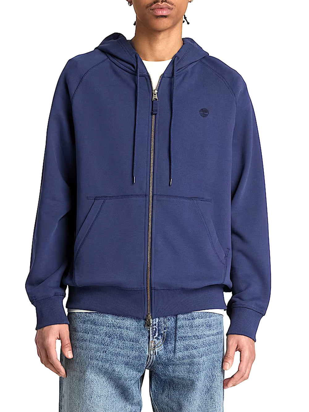 Timberland Felpa Lb Full Zip Timberland - Blu Scuro