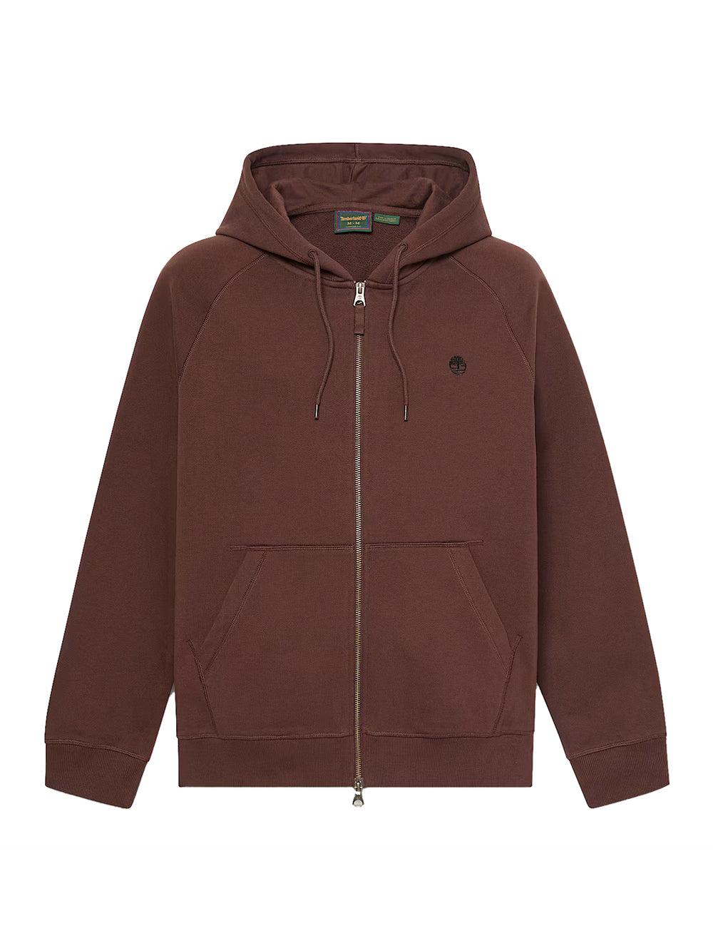 TIMBERLAND Felpa Lb Full Zip Timberland - Marrone Scuro