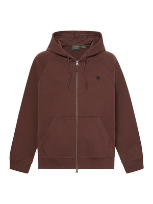 TIMBERLAND Felpa Lb Full Zip Timberland - Marrone Scuro