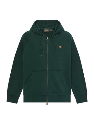 TIMBERLAND Felpa Lb Full Zip Timberland - Verde Scuro