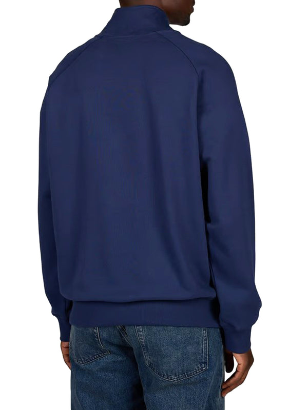TIMBERLAND Felpa Tree Embroidered Logo 1/4 Zip Lb Timberland - Blu Scuro