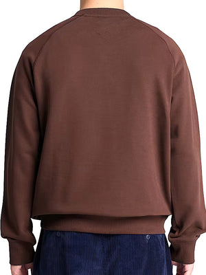 TIMBERLAND Felpa Lb Crew Timberland - Marrone