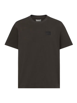 TIMBERLAND T-Shirt Silicon Badge Ss Timberland - Nero