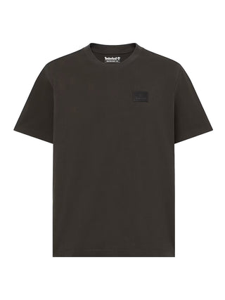 TIMBERLAND T-Shirt Silicon Badge Ss Timberland - Nero