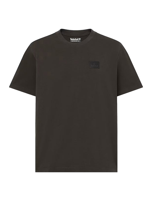 TIMBERLAND T-Shirt Silicon Badge Ss Timberland - Nero