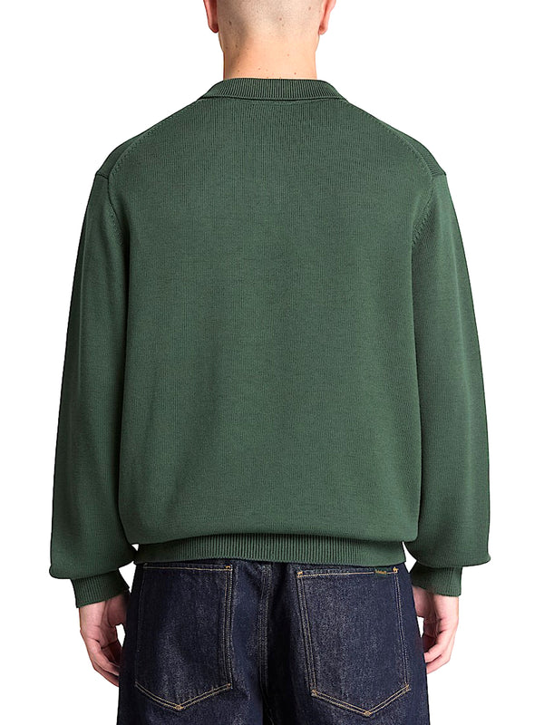 TIMBERLAND Maglione Timberland Stile Polo in Cotone Williams River Verde