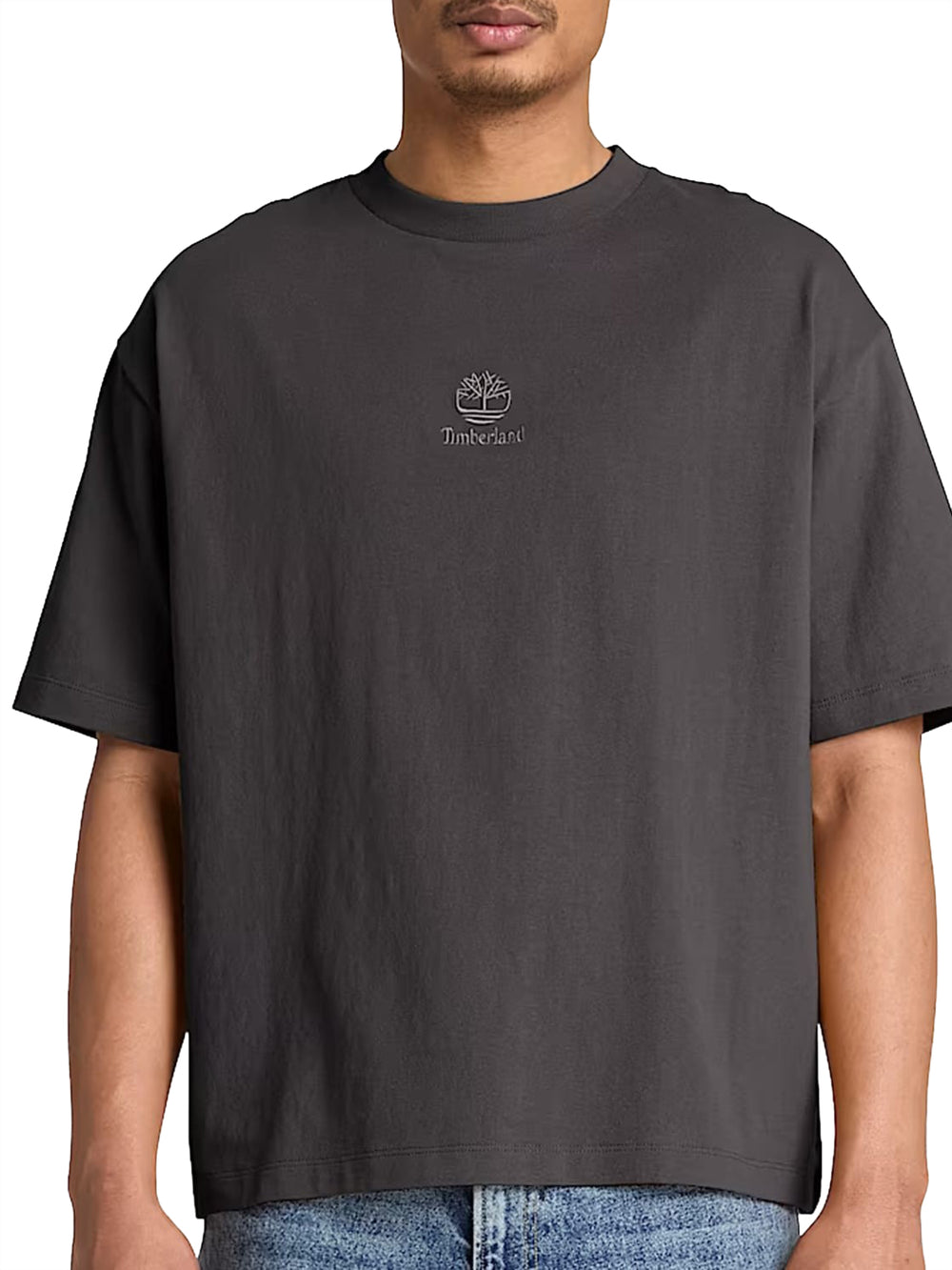 TIMBERLAND T-Shirt Heavyweight Ss Timberland - Nero