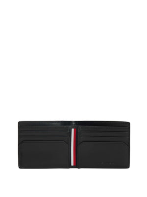 TOMMY HILFIGER 1USCITA Portafoglio Tommy Hilfiger Th Central Mini Cc - Nero
