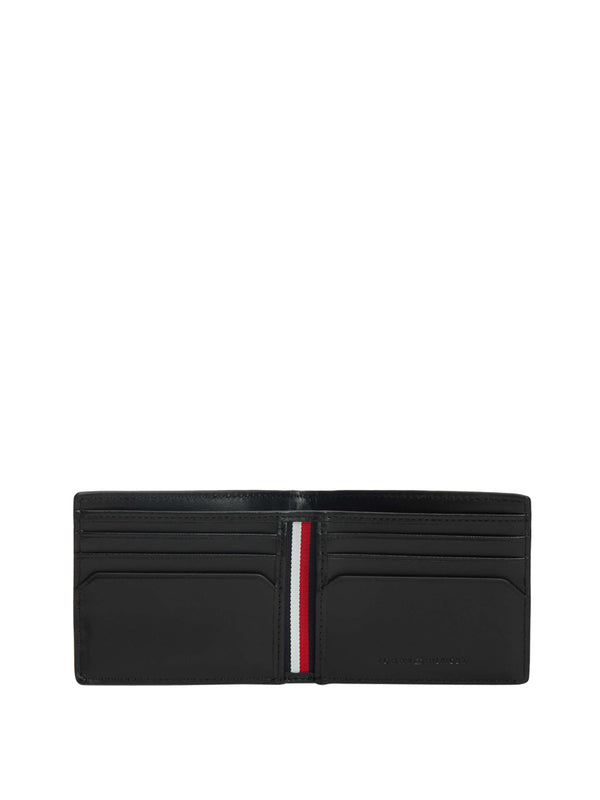 TOMMY HILFIGER 1USCITA Portafoglio Tommy Hilfiger Th Central Mini Cc - Nero