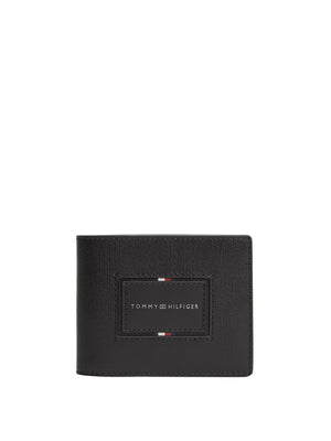 TOMMY HILFIGER 1USCITA Portafoglio Tommy Hilfiger Bifold In Pelle - Black