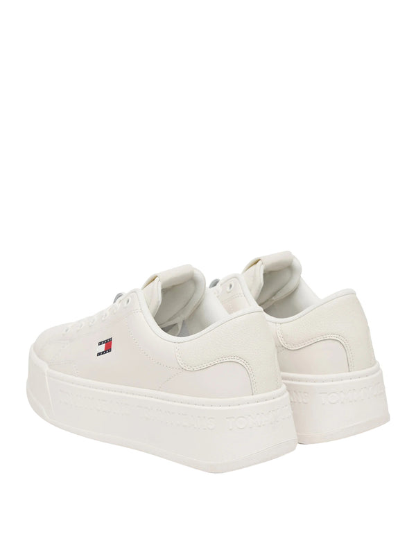 Tommy Hilfiger Sneakers Tommy Hilfiger Platform Logo - Crema