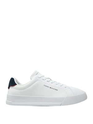 Tommy Hilfiger Sneakers Tommy Hilfiger Sportive In Pelle Con Logo - Bianco