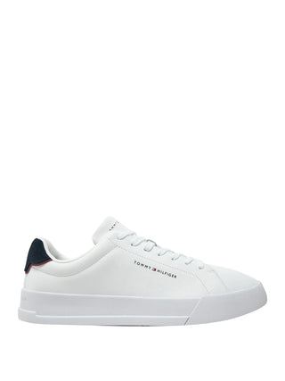 Tommy Hilfiger Sneakers Tommy Hilfiger Sportive In Pelle Con Logo - Bianco