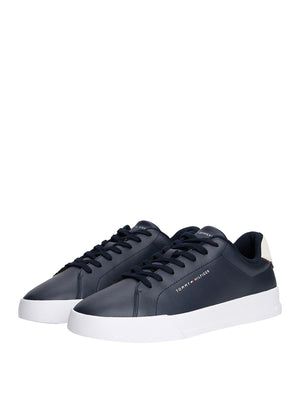 TOMMY HILFIGER 1USCITA Sneakers Th Court Lth Detail Uomo - Multicolore