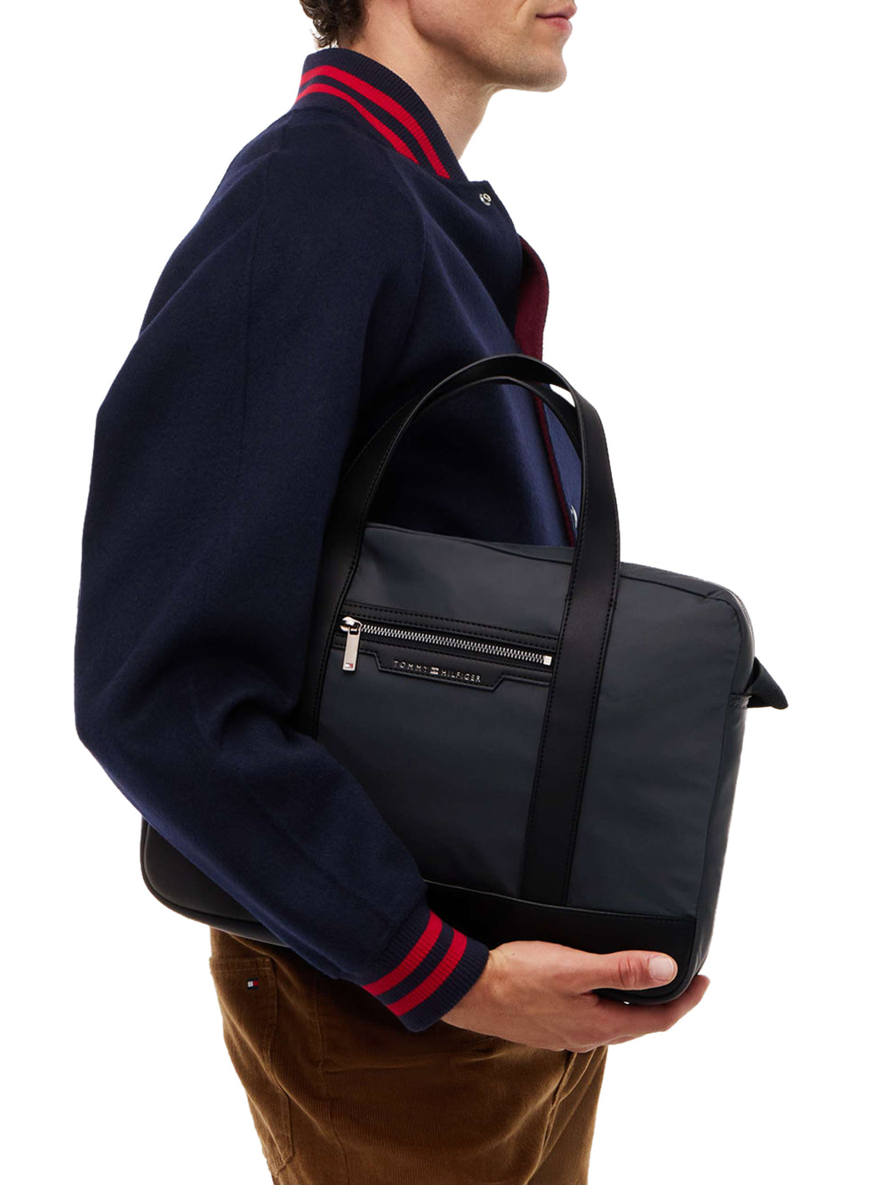 TOMMY HILFIGER 2USCITA Borsa a Mano Uomo - Nero