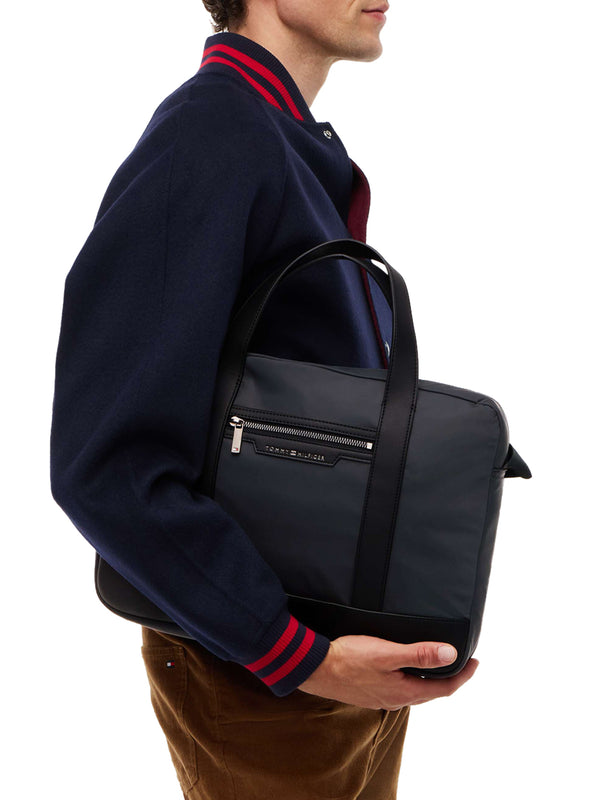 TOMMY HILFIGER 2USCITA Borsa a Mano Uomo - Nero