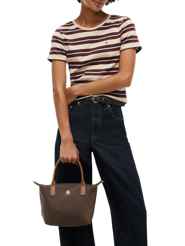 TOMMY HILFIGER 2USCITA Borsa a Mano Donna - Marrone