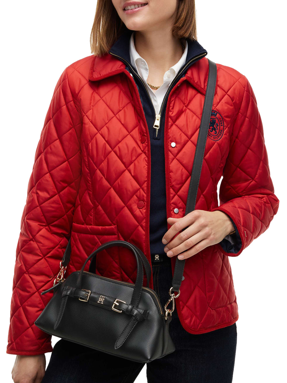TOMMY HILFIGER 2USCITA Borsa a Mano Donna - Nero