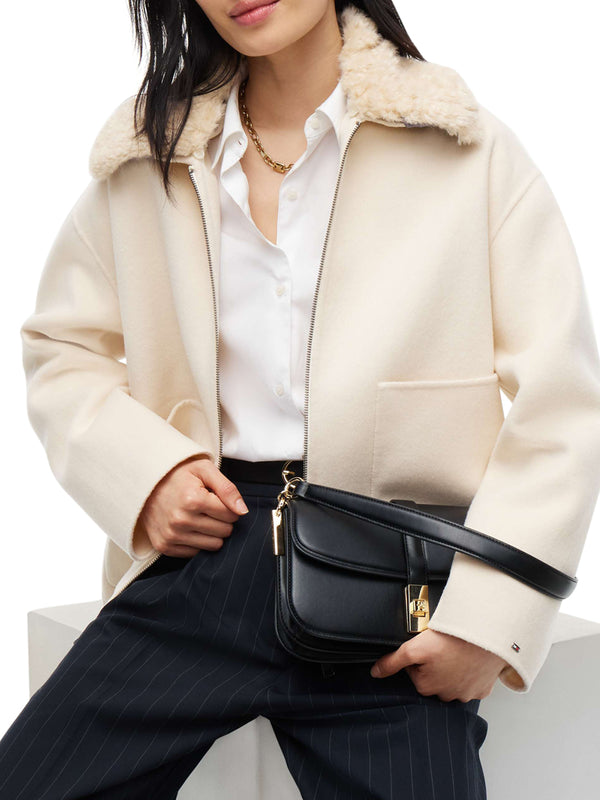 TOMMY HILFIGER 2USCITA Borsa a Tracolla Donna - Nero
