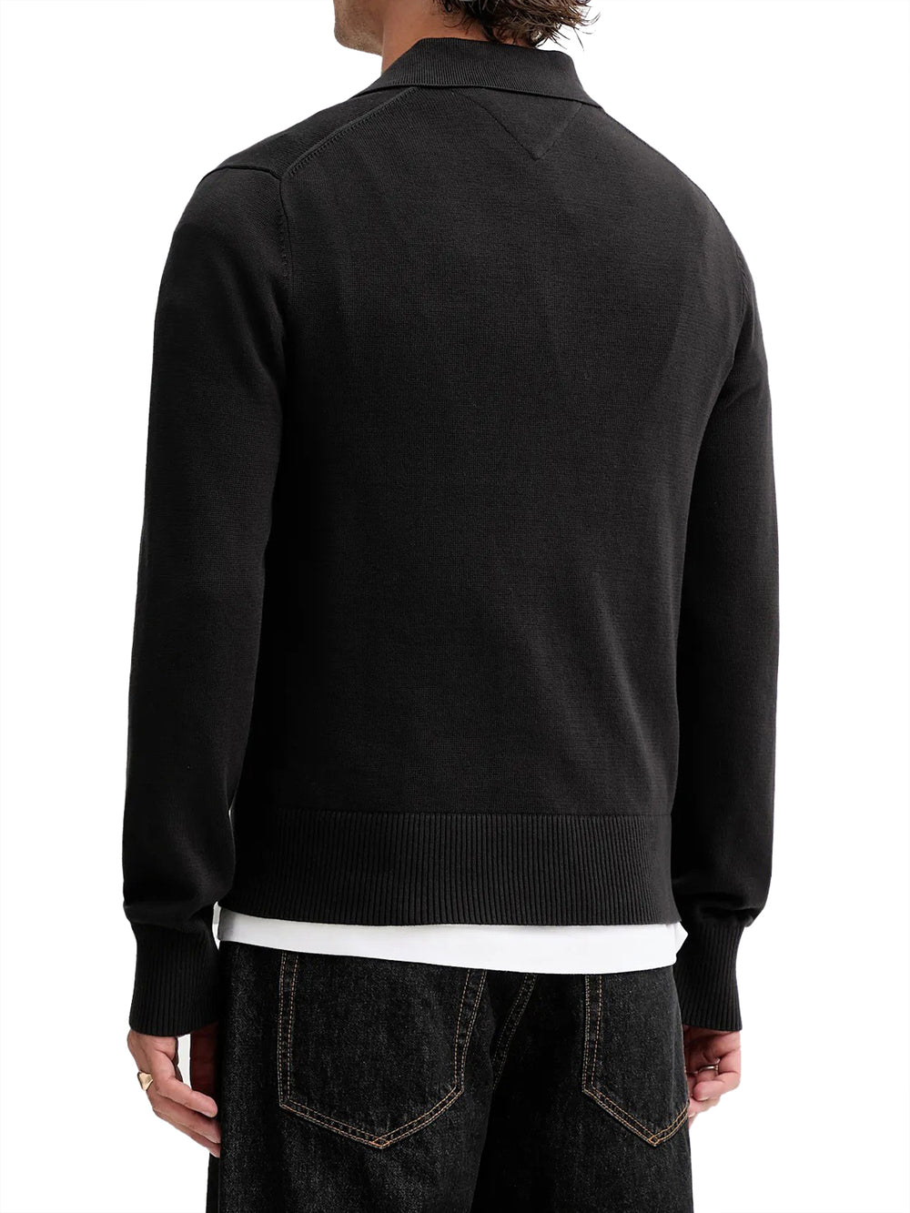 TOMMY JEANS 1USCITA Maglione Tommy Jeans In Tinta Unita Nero